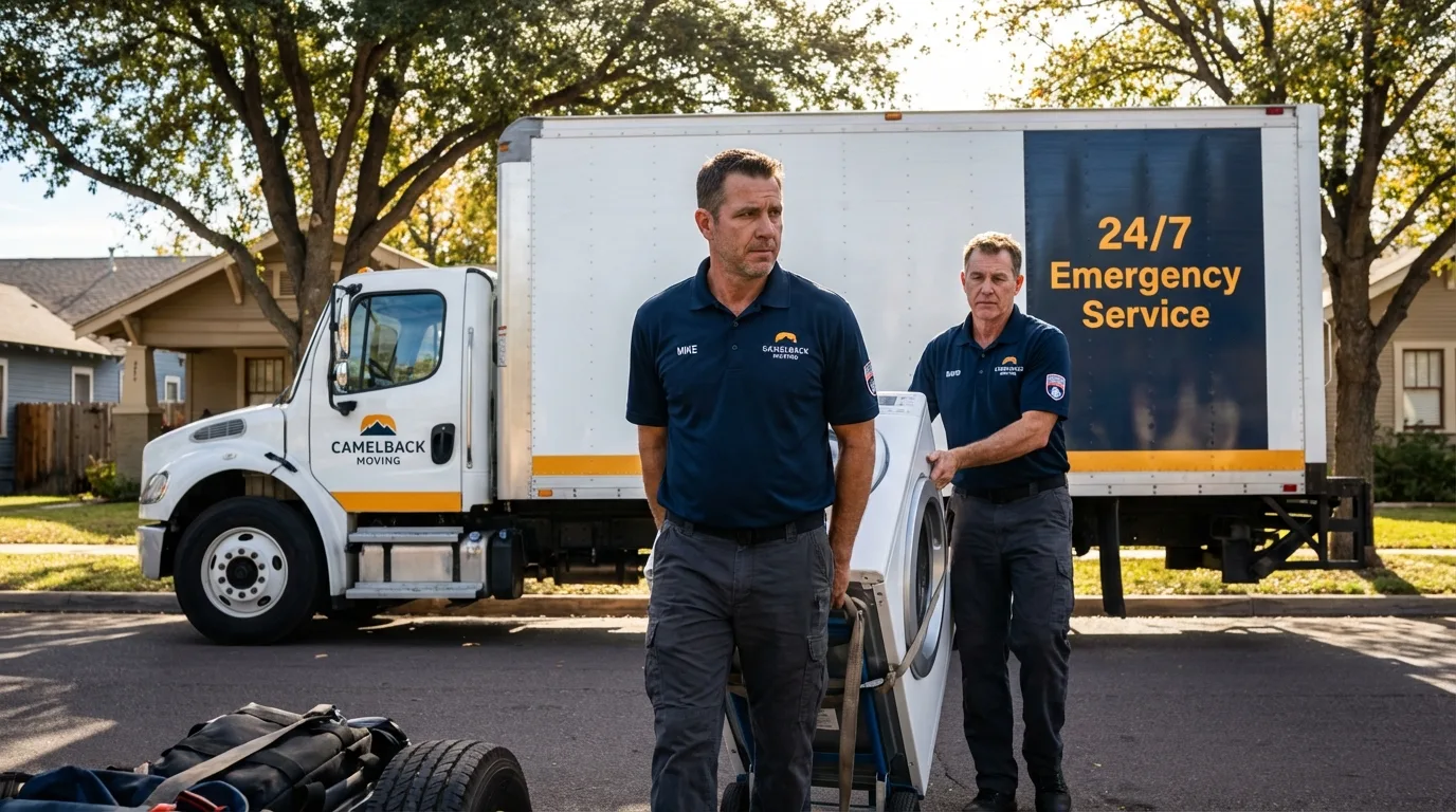CamelBack Moving crew loading furniture in Ringgold, LA