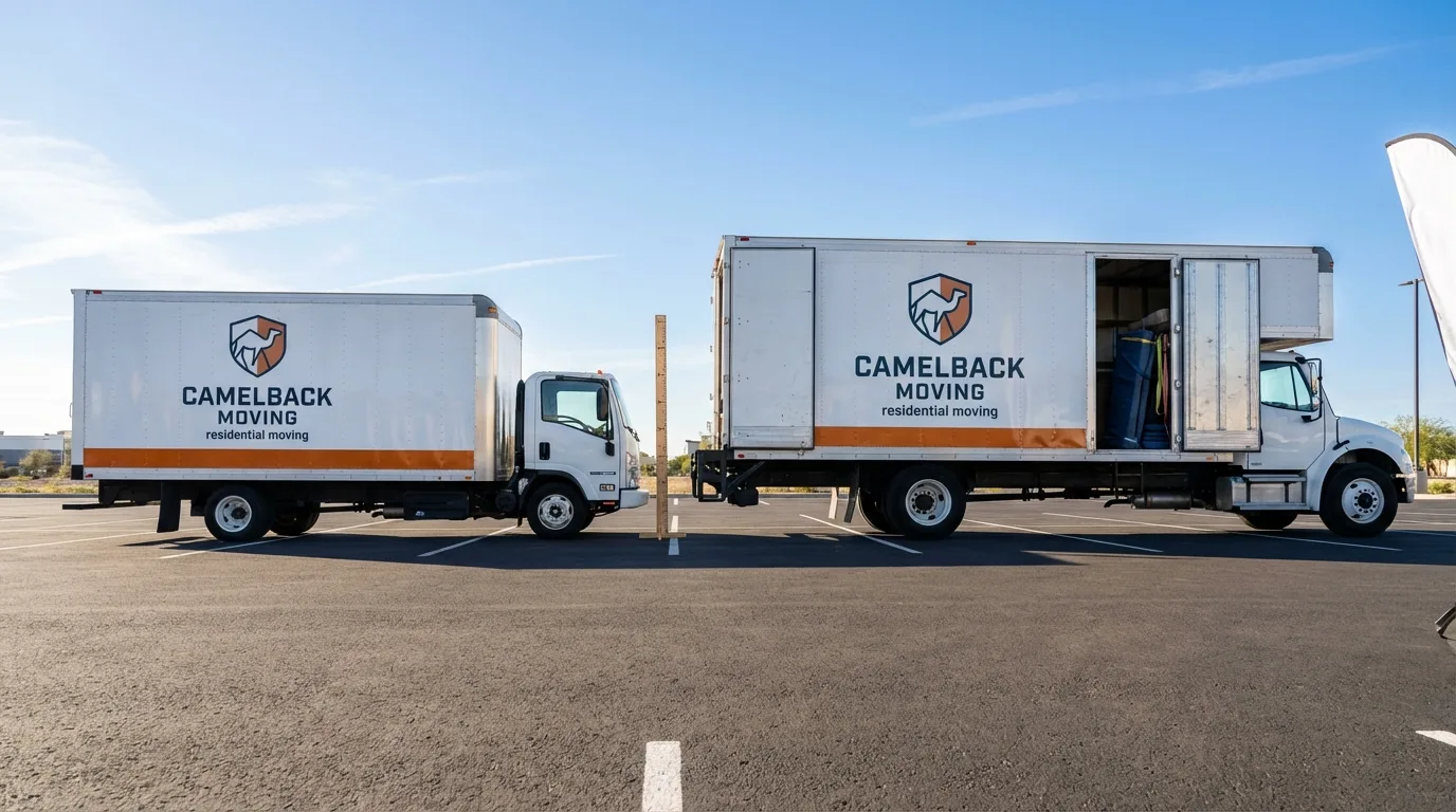 Moving truck size capacity guide in Ringgold